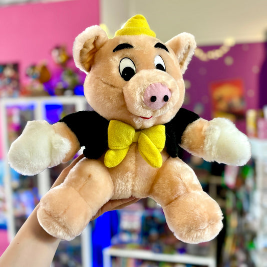 The Three Little Pigs Yellow Plush (Disney? 90s) - PopCultGang