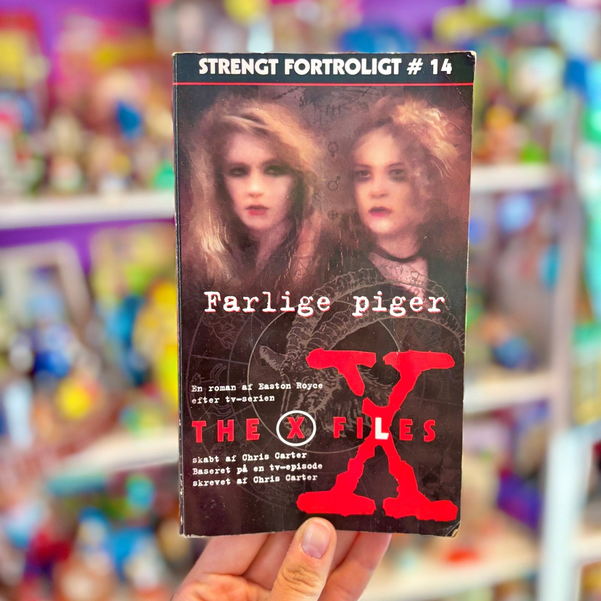 The X - Files: Strengt Fortroligt 14 - Farlige Pige (danish book, 90s) - PopCultGang