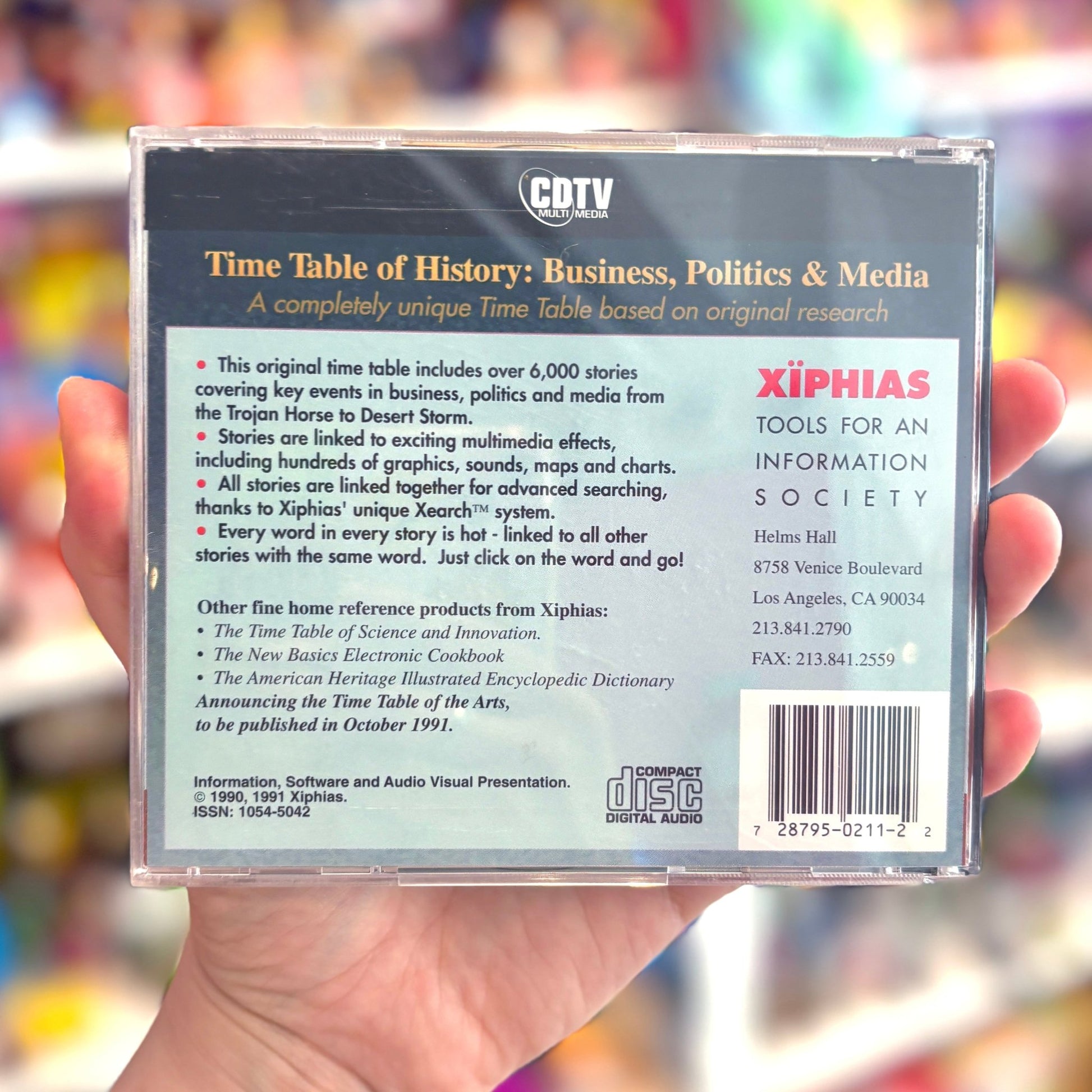 Time Table of History: Business, Politics - 1991 Edition (Amiga CDTV) - PopCultGang