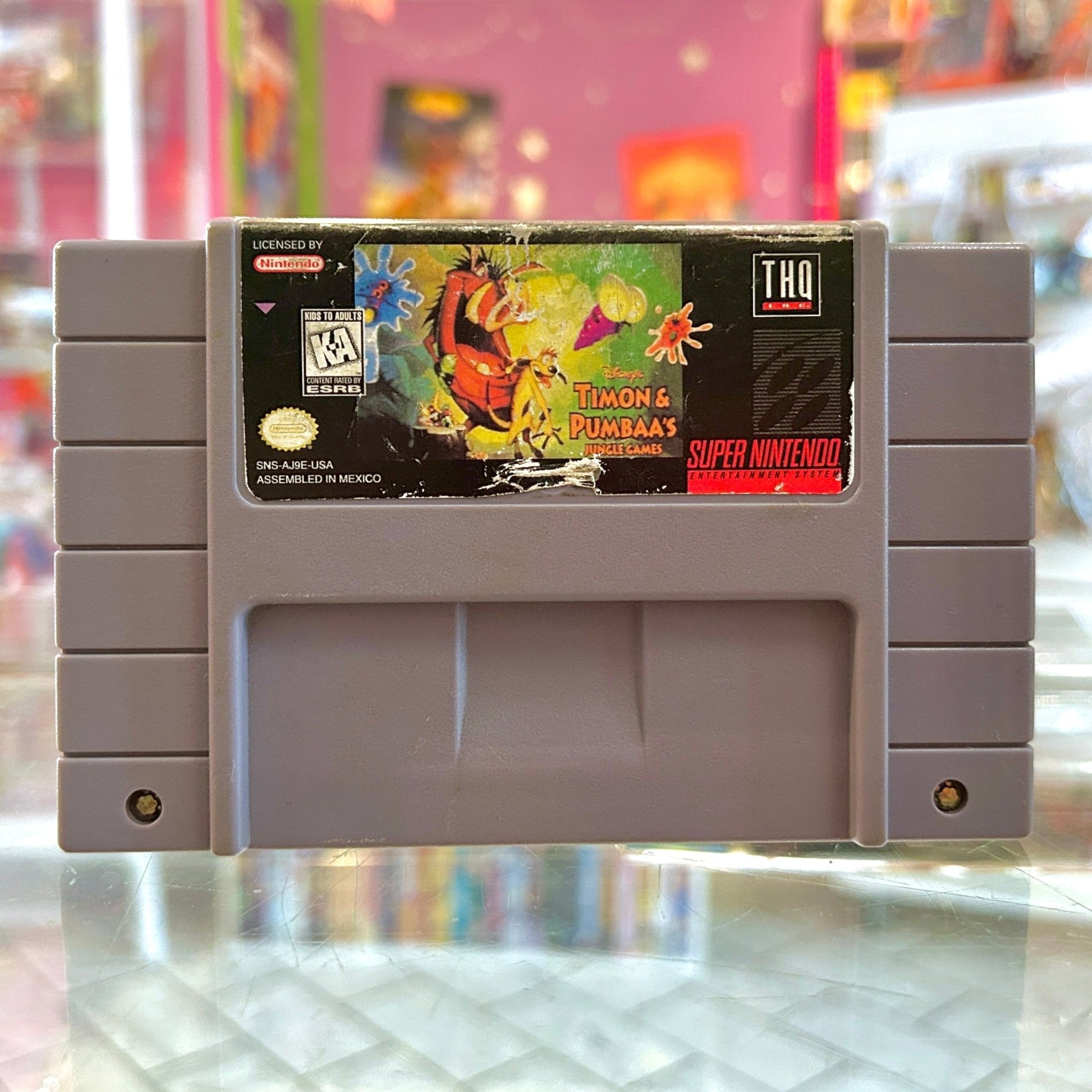 Timon & Pumbaa's Jungle Games (SNES, NTSC) - PopCultGang