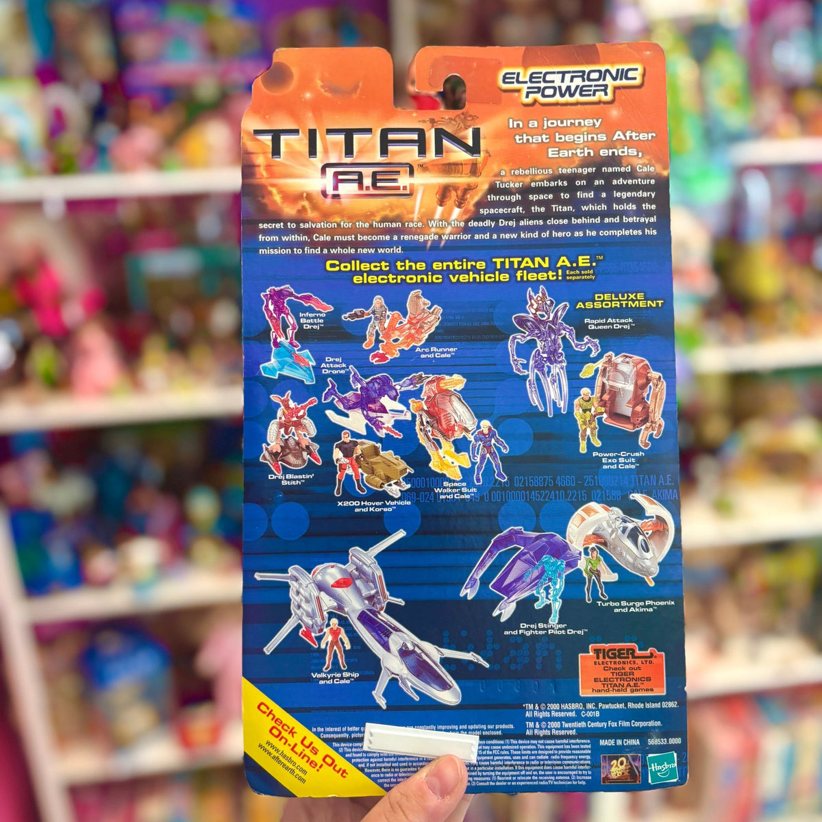 Titan A.E. - Arc Runner And Cable Action Figure (MOC, Hasbro, 2000) - PopCultGang