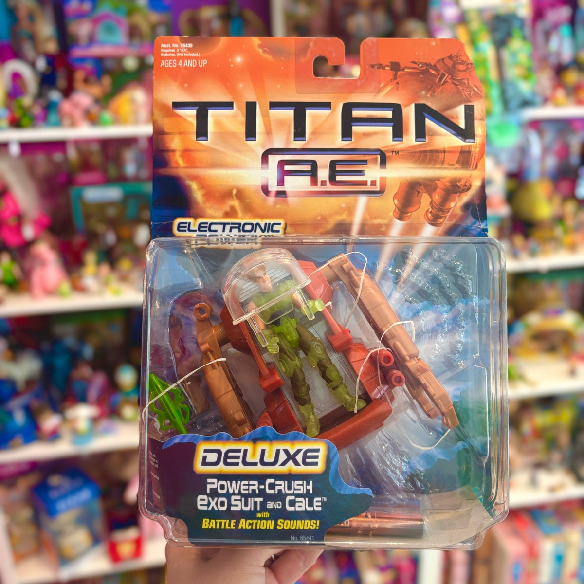 Titan A.E. - Deluxe Power-Crush Exo Suit And Cable Action Figure (MOC, Hasbro, 2000) - PopCultGang
