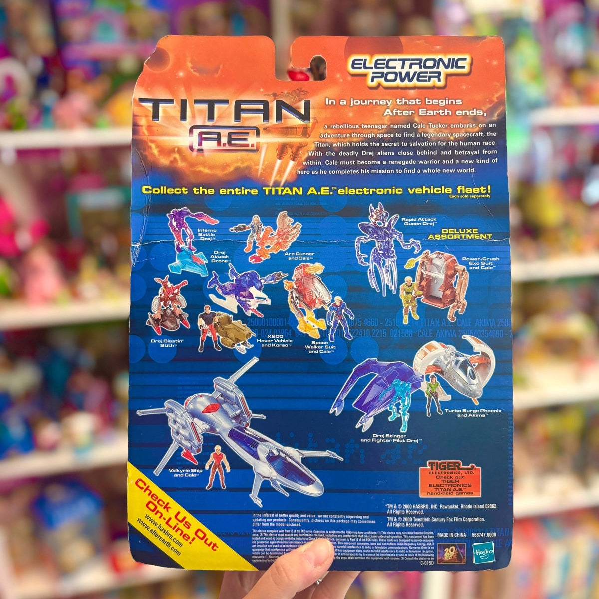 Titan A.E. - Deluxe Power-Crush Exo Suit And Cable Action Figure (MOC, Hasbro, 2000) - PopCultGang