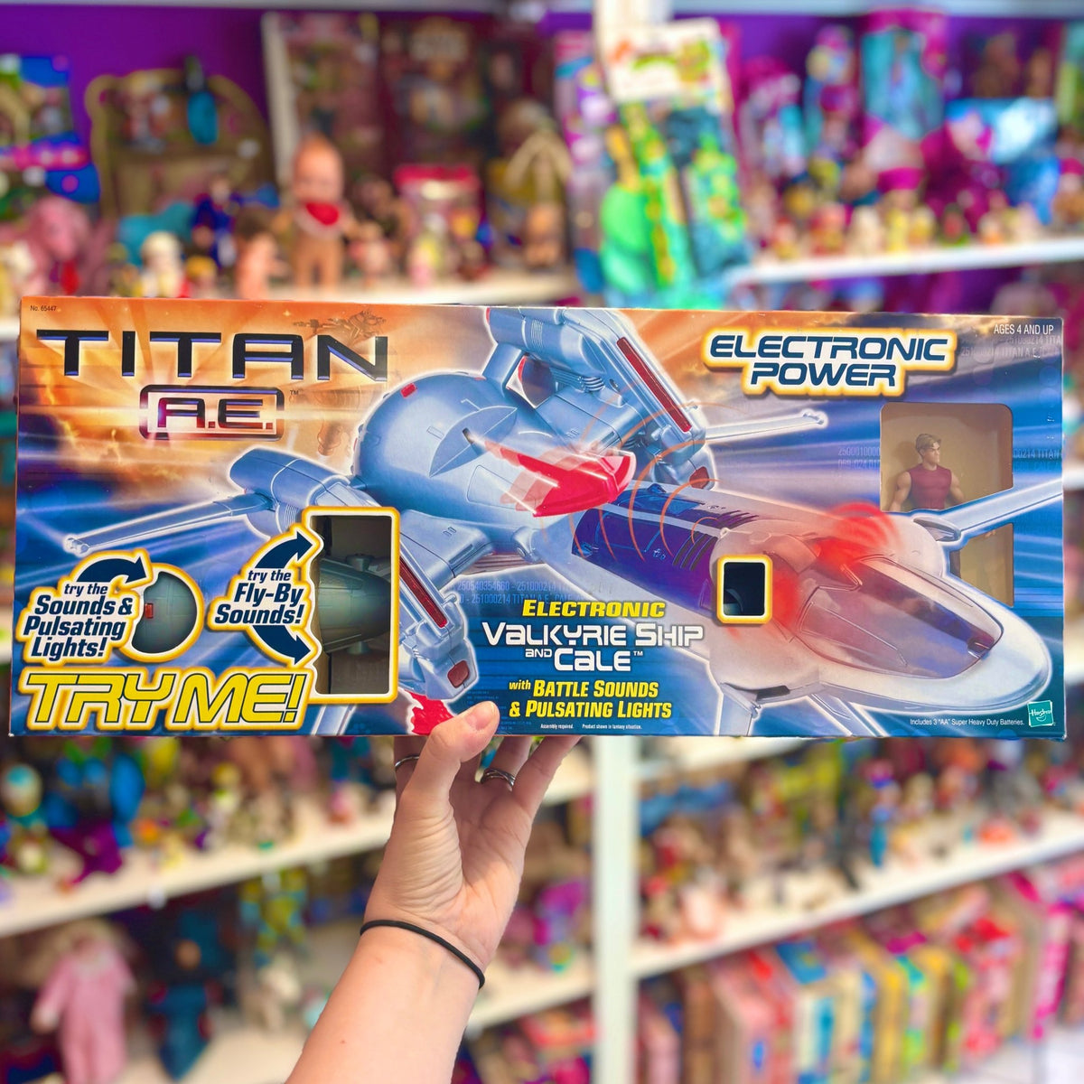 Titan A.E. - Valkyrie Ship And Cable (MOC, Hasbro, 2000) - PopCultGang
