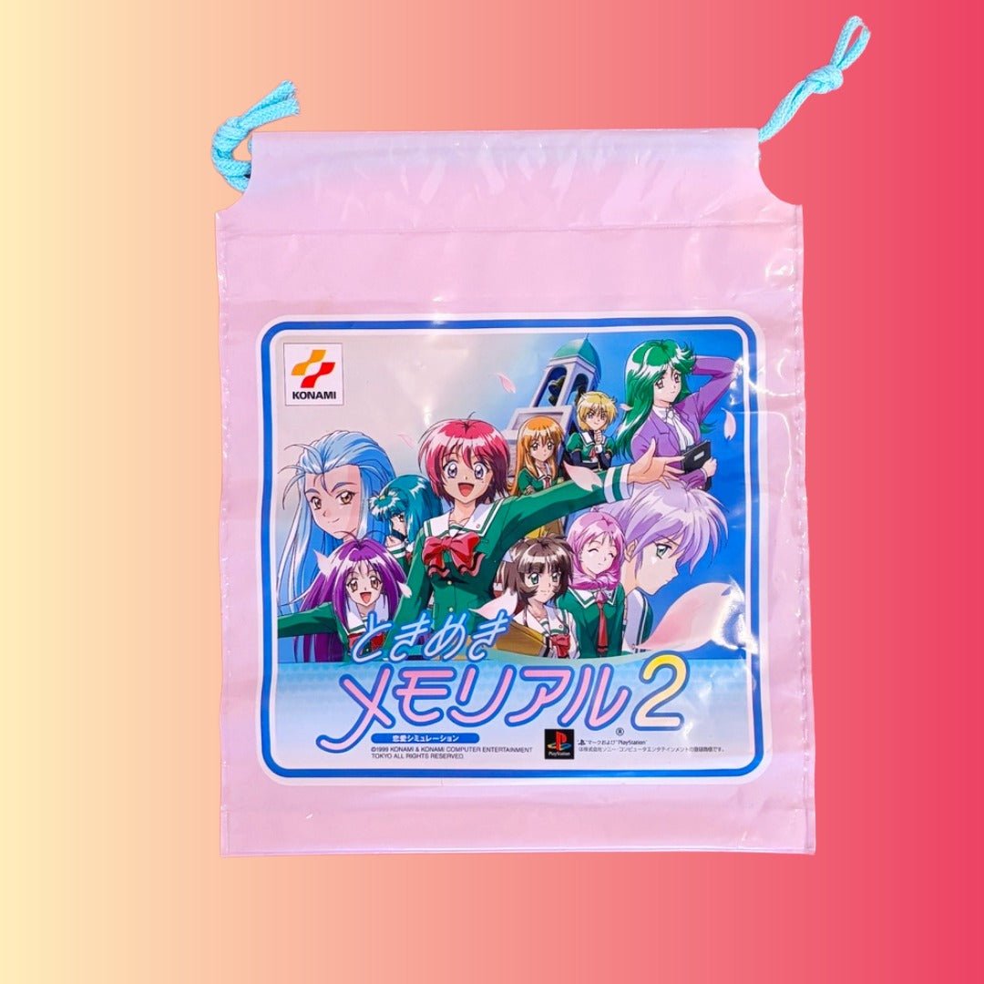 Tokimeki Memorial 2: Mini Plastic Totebag (Konami, 90s) - PopCultGang