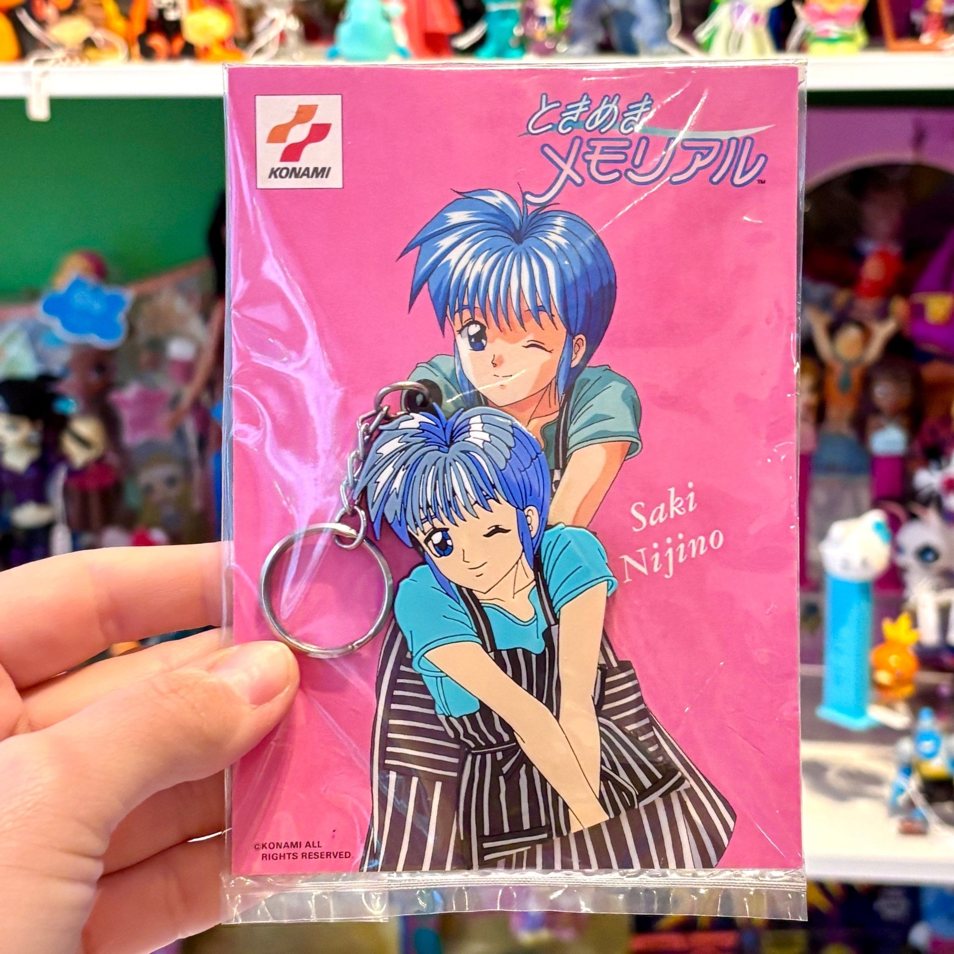 Tokimeki Memorial Saki Nijino Keychain (Konami, 90s) - PopCultGang