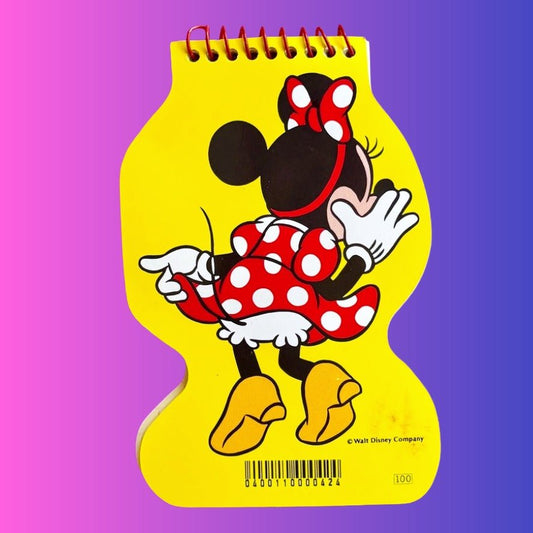 Tokyo Disney Land: Minnie Mouse Yellow Notepad (90s) - PopCultGang