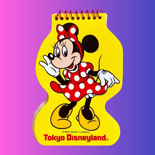 Tokyo Disney Land: Minnie Mouse Yellow Notepad (90s) - PopCultGang