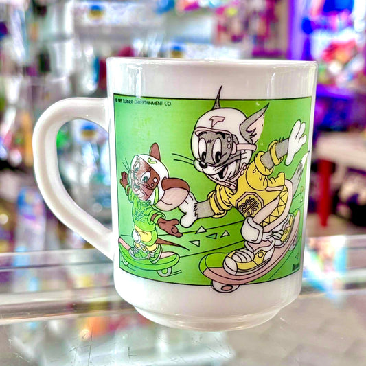Tom & Jerry Skateboarding Ceramic Mug (1989) - PopCultGang