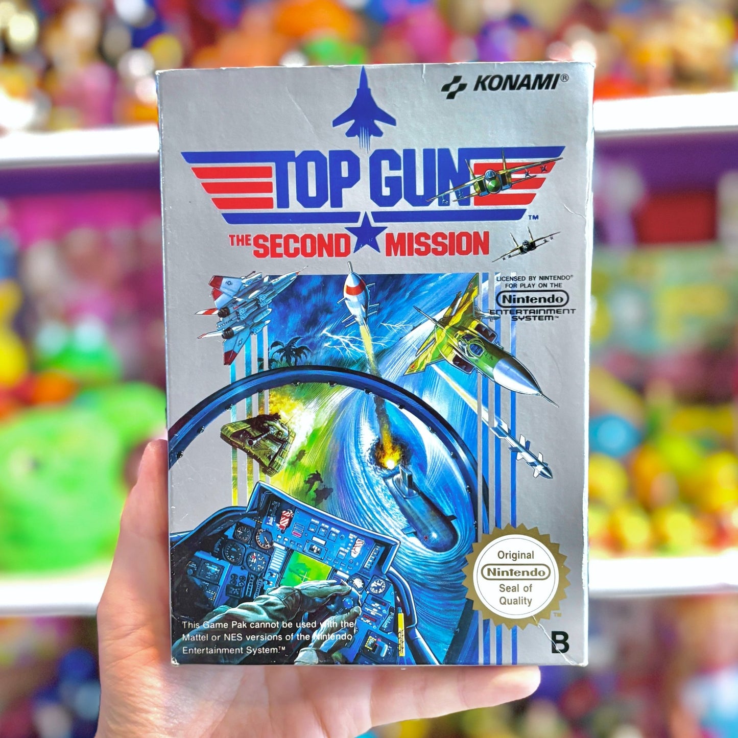 Top Gun: The Second Mission (CIB, complete in box, ESP, NES) - PopCultGang