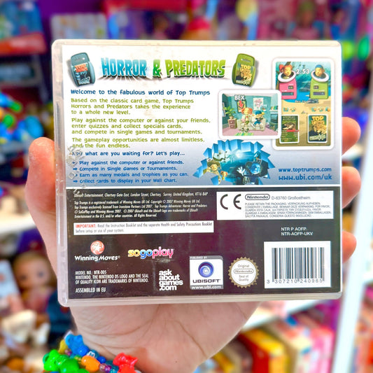 Top Trumps: Horror & Predators (Nintendo DS) - PopCultGang