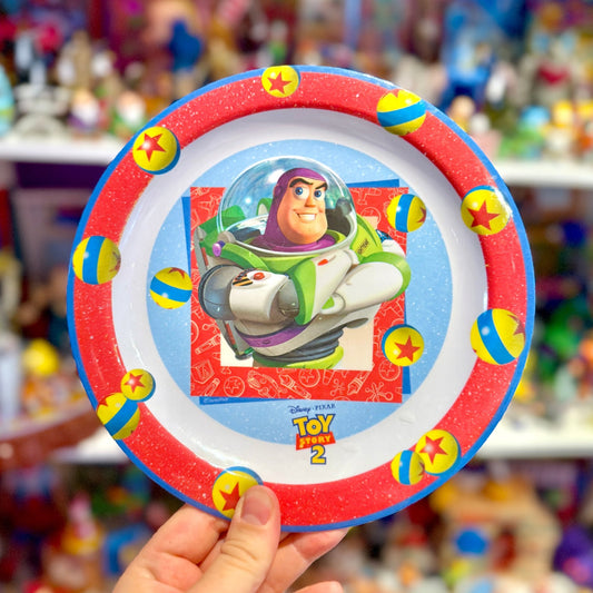 Toy Story 2: Buzz Lightyear Plastic Plate Dinnerware (Disney/Pixar, 1999) - PopCultGang