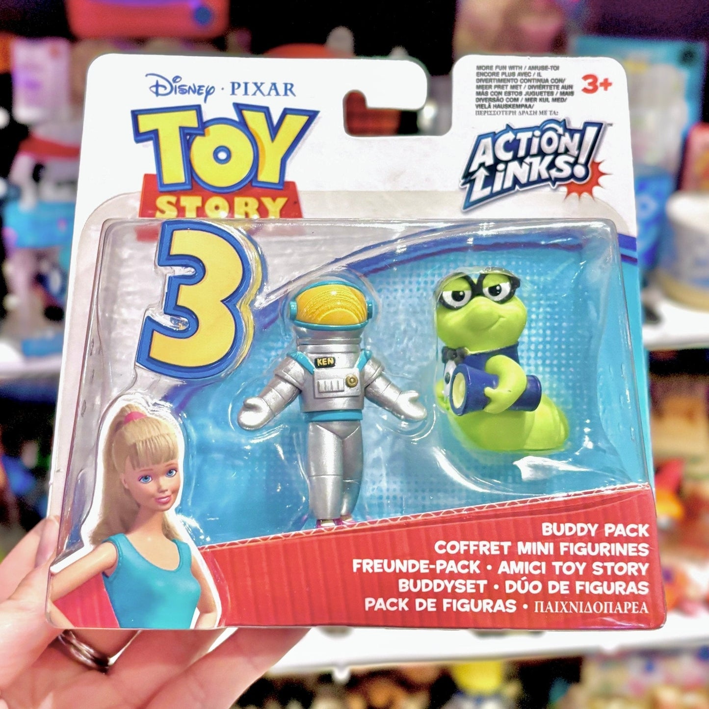 Toy Story 3: Buddy Pack - Barbie Astronaut & Bookworm (Disney, Pixar, 2010) - PopCultGang