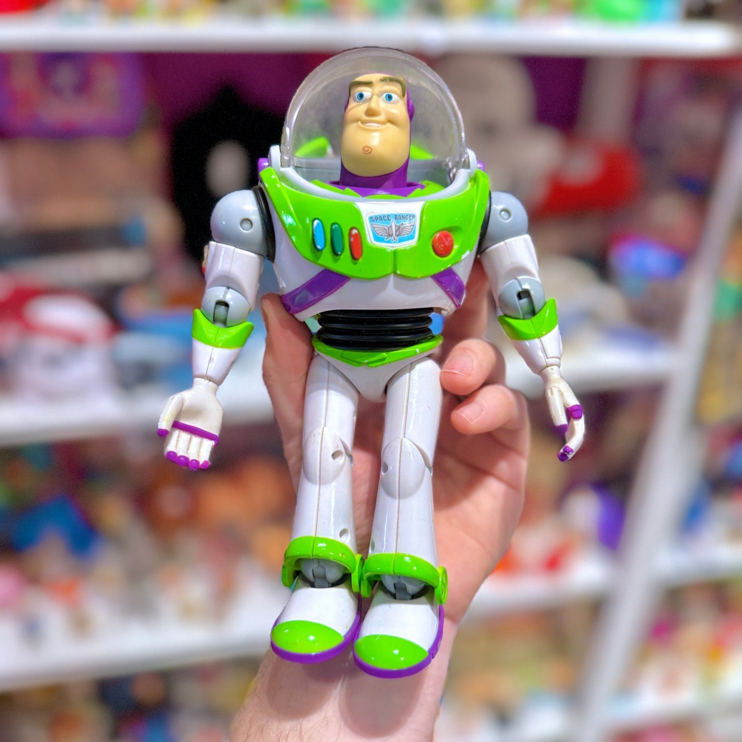Toy Story: Buzz Lightyear 20cm Action Figure (Thinkway Toys, Disney/Pixar, 90s) - PopCultGang