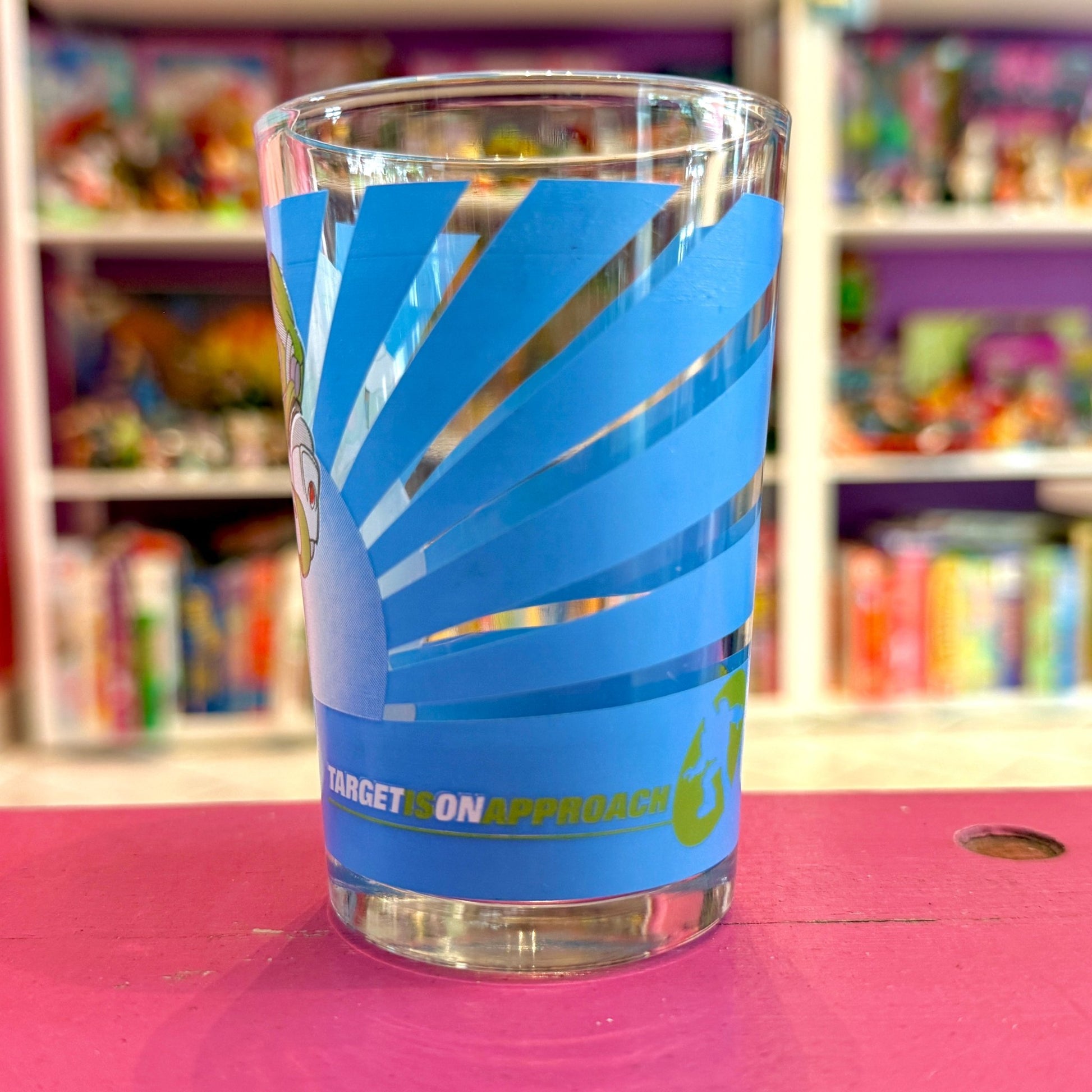 Toy Story: Buzz Lightyear "Target Is On Approach" Drinking Glass (Disney, 2000s?) - PopCultGang
