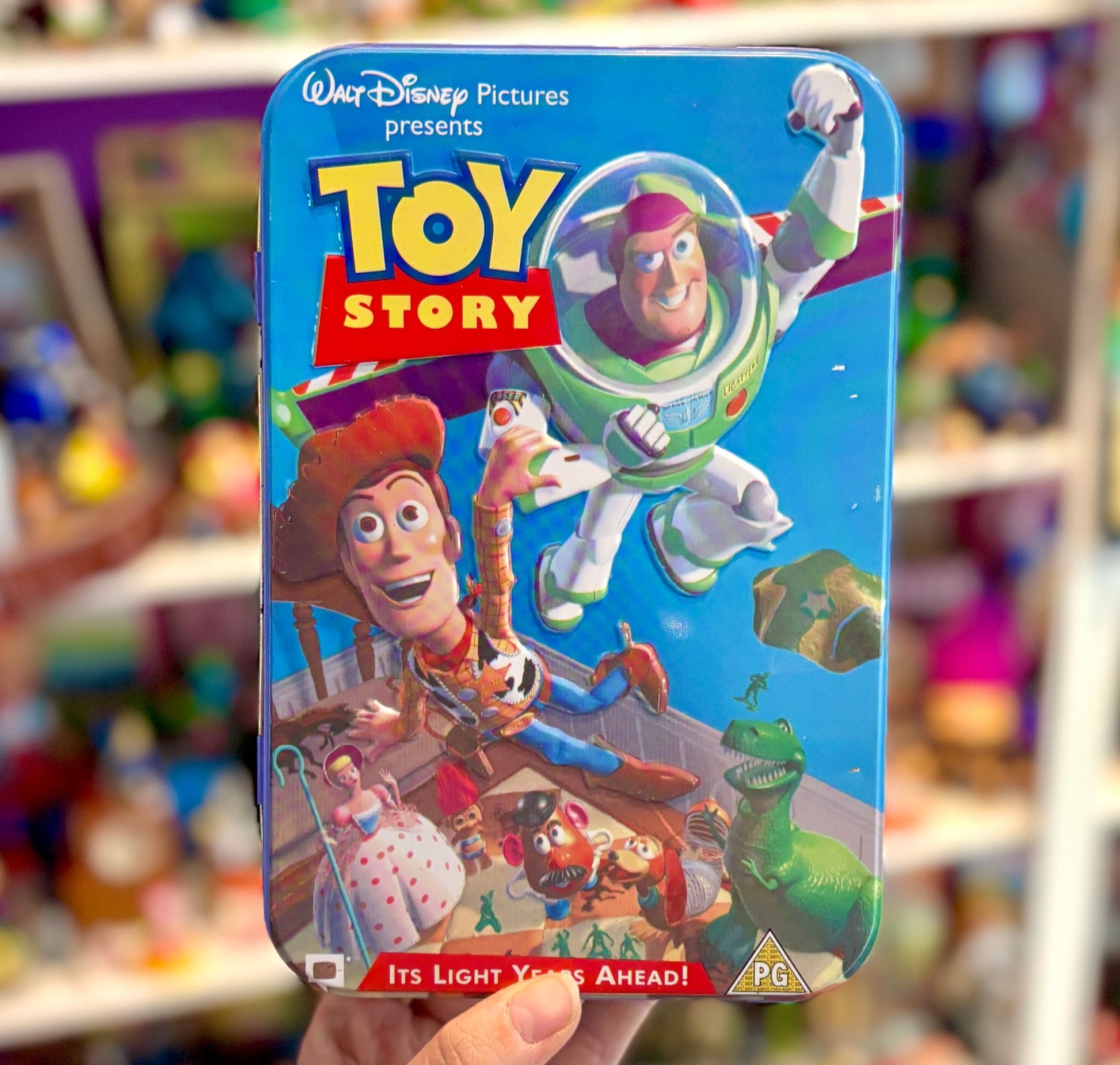 Toy Story VHS Tin Box (Disney, Pixar, 90s) - PopCultGang