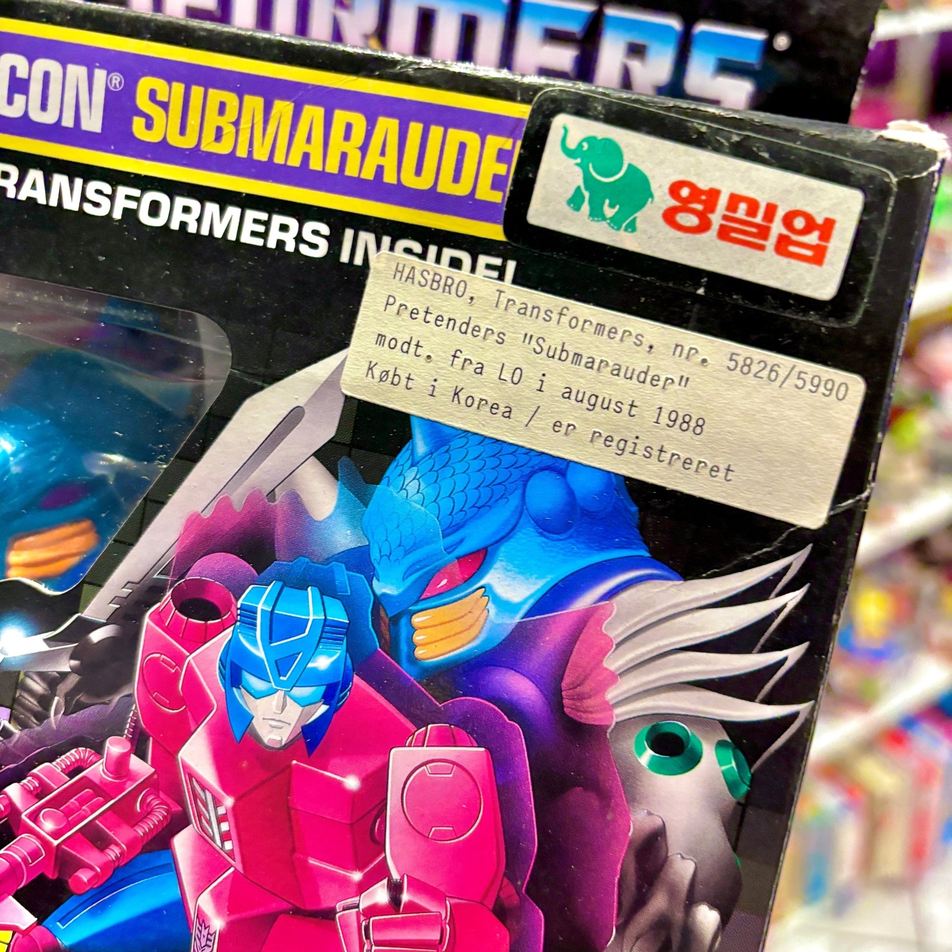 Transformers Pretenders: Submarauder (80s, NIB) - PopCultGang