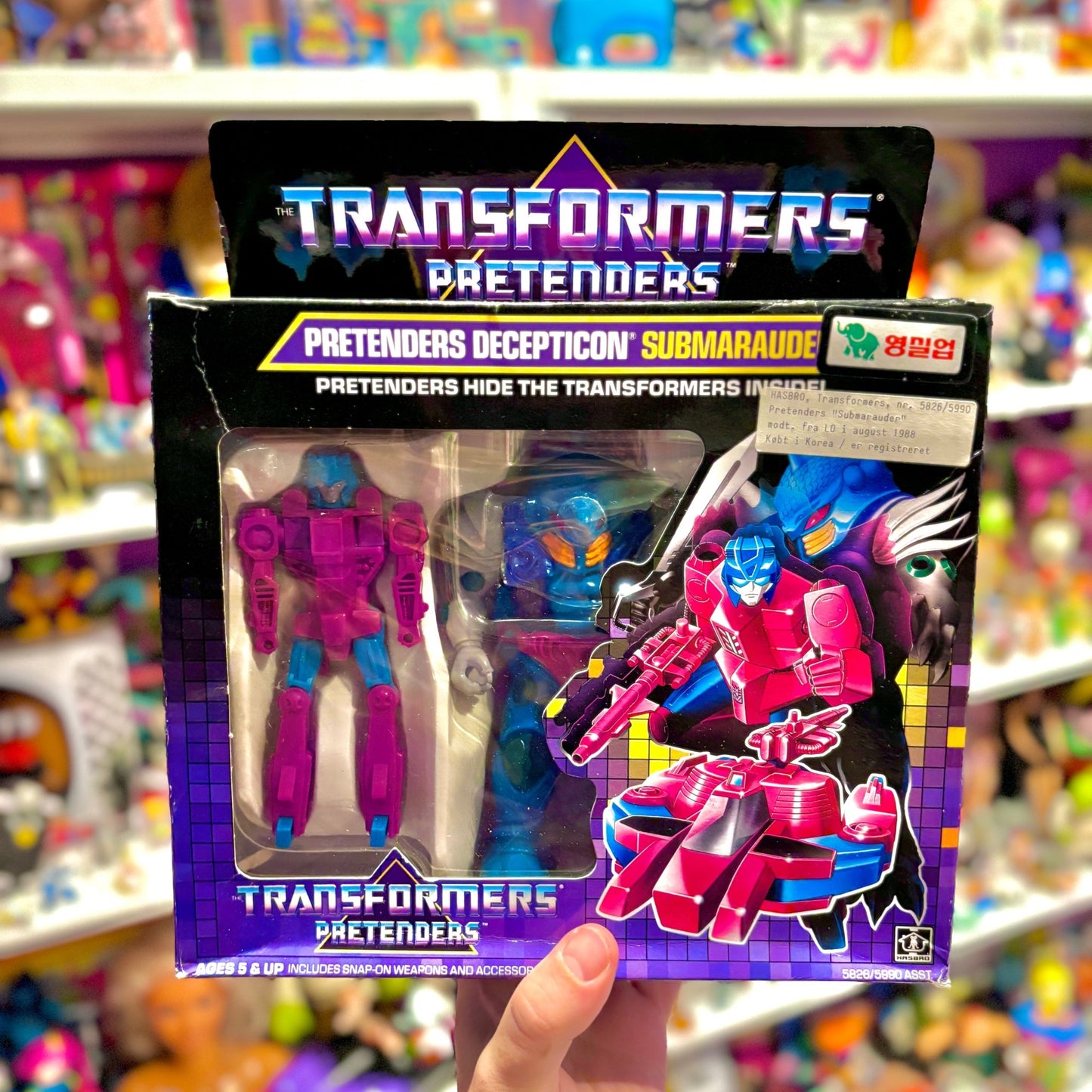 Transformers Pretenders: Submarauder (80s, NIB) - PopCultGang