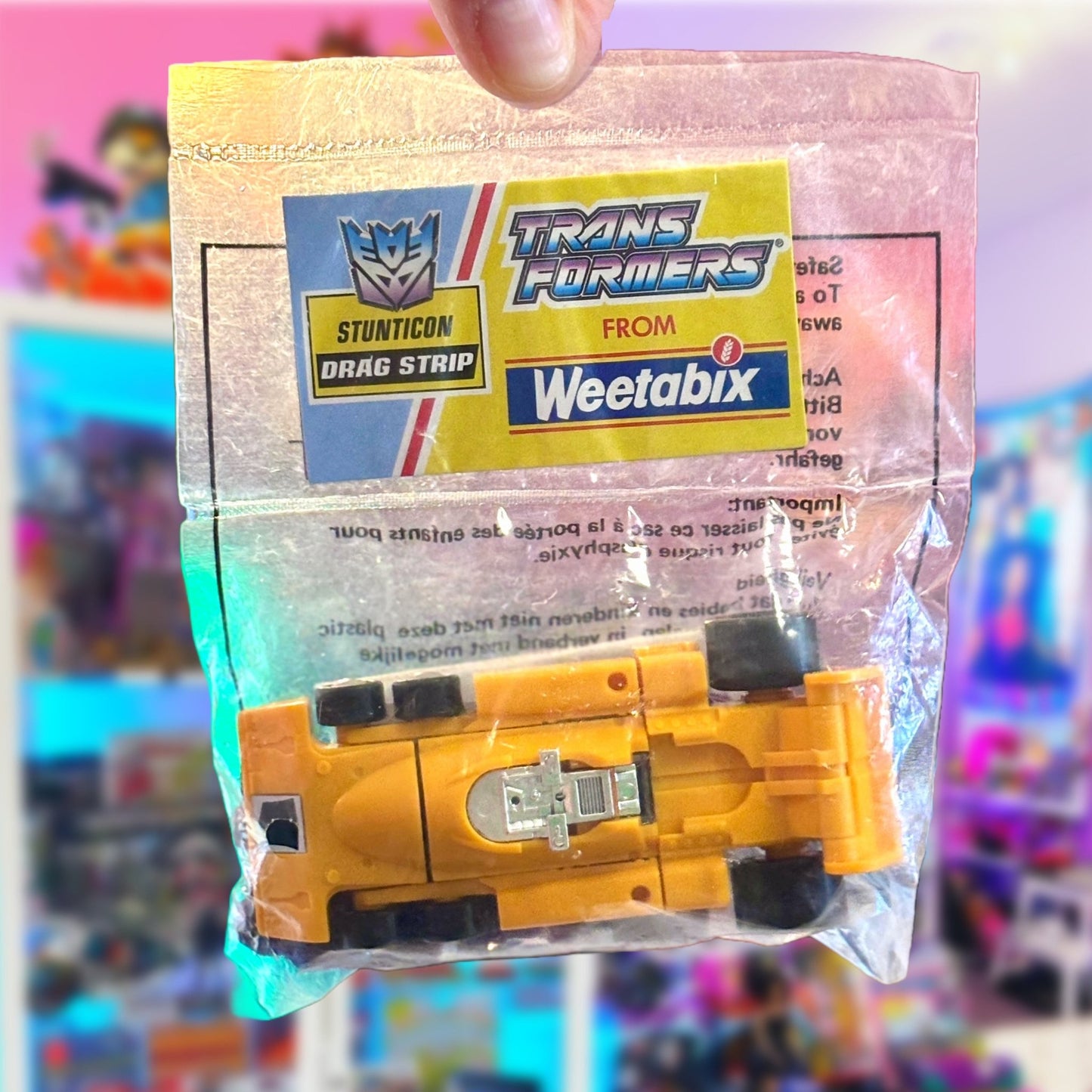 Transformers: Stunticon - Drag Strip (Weetabix Promo Toy, 1991) - PopCultGang