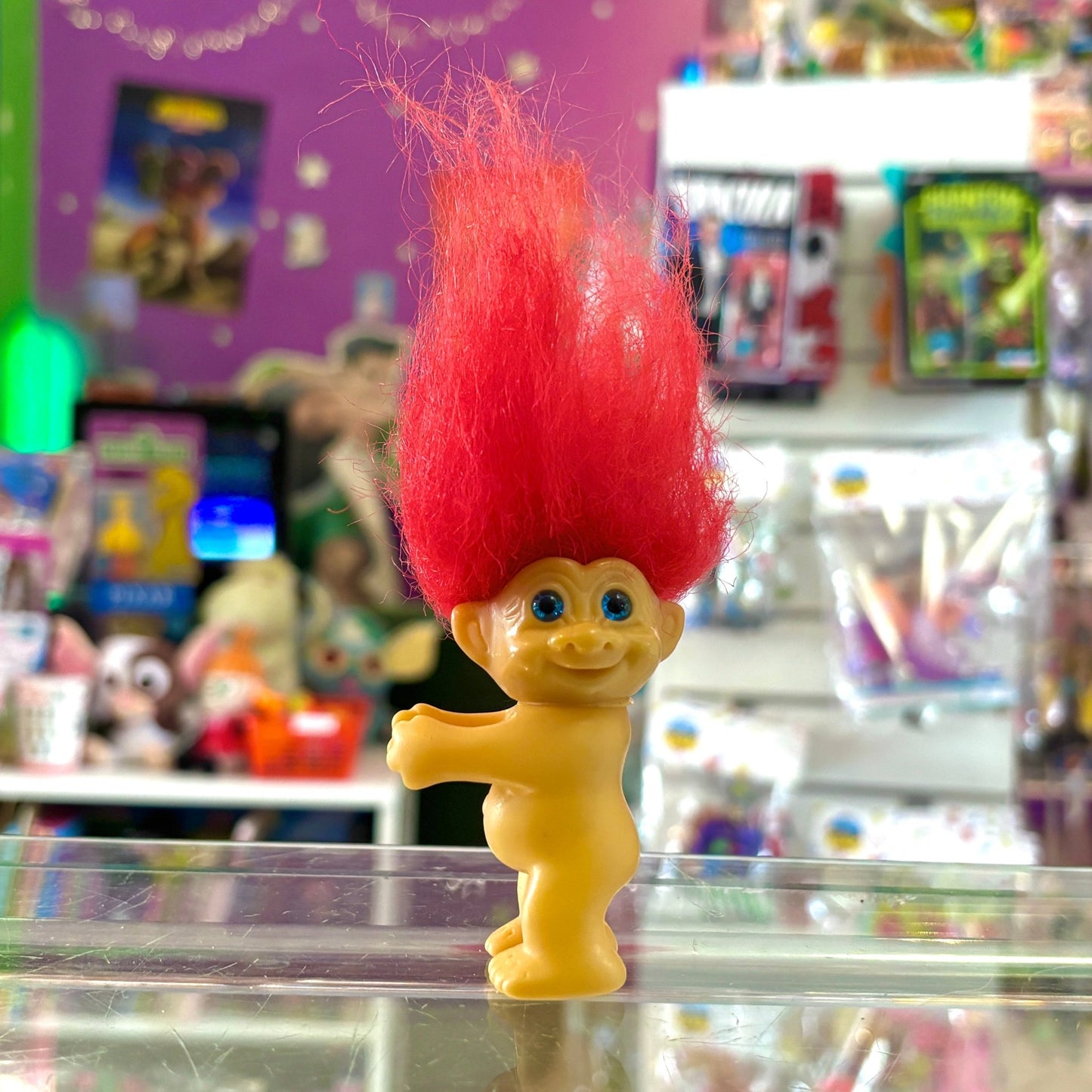 Trolls Red Hair - Clip - On Hanging Hugging Figure (bootleg, 90s) - PopCultGang