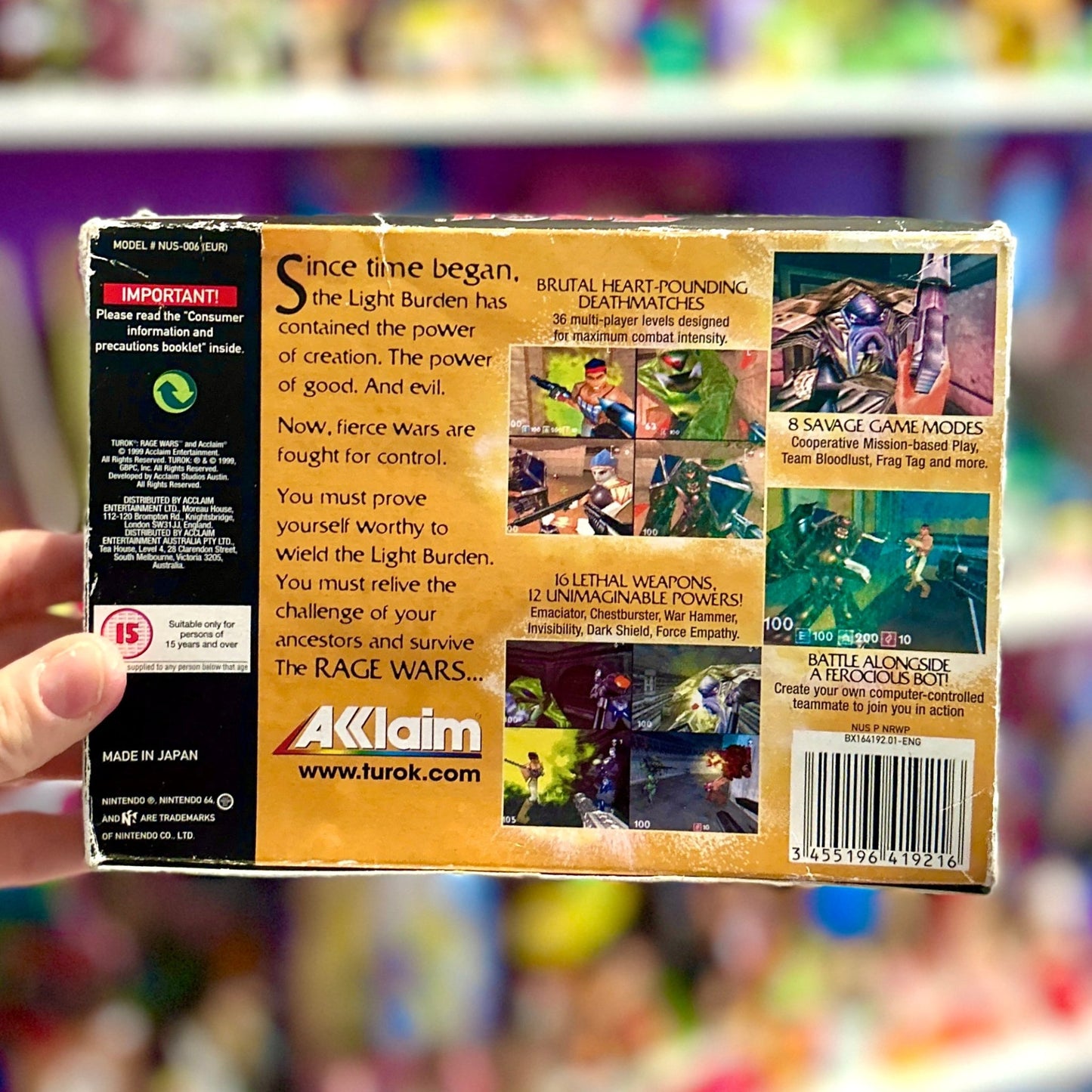 Turok: Rage Wars (CIB, Nintendo 64) - PopCultGang