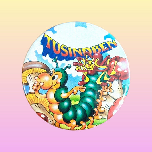 "Tusindben (En Hva' Hva' Hva' For En)" by Doktor-Phil - Danish Catarpillar Music Badge (80s) - PopCultGang