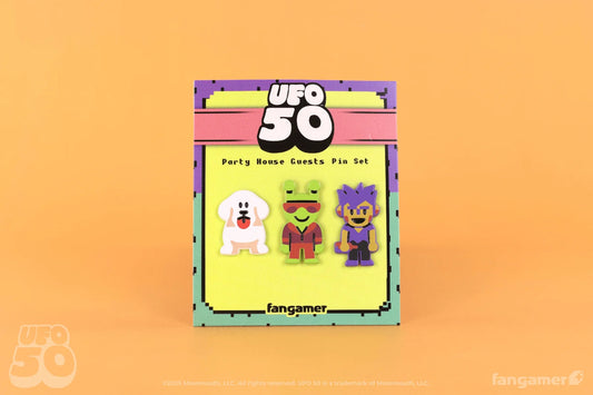 UFO 50: Party House Guests Pin Set (Fangamer) - PopCultGang