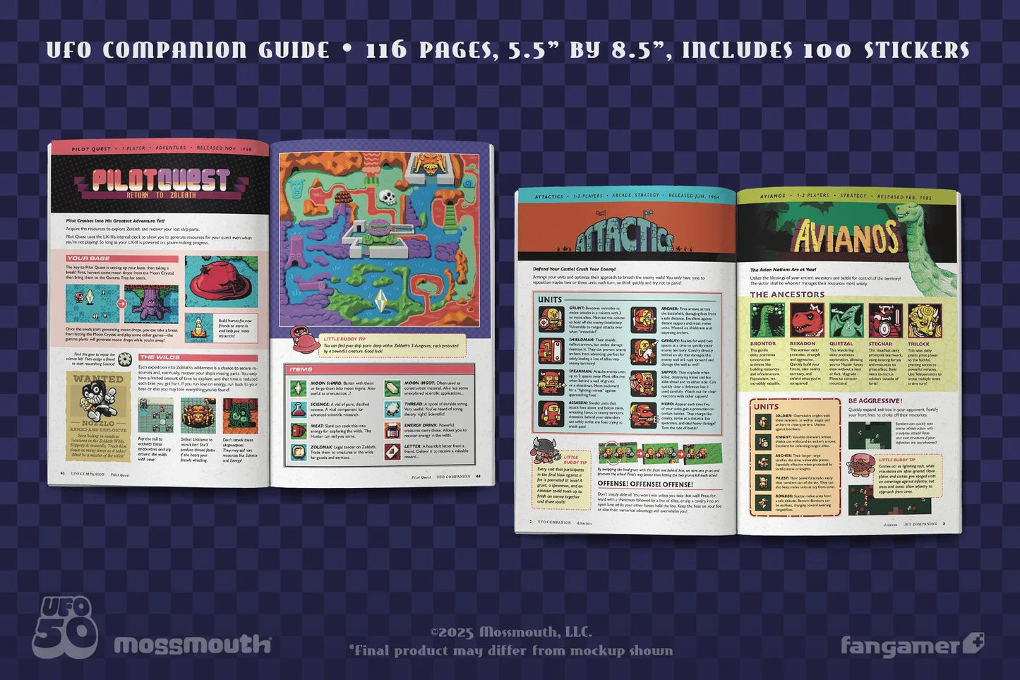 UFO 50: UFO Companion Guide (Fangamer) - PopCultGang
