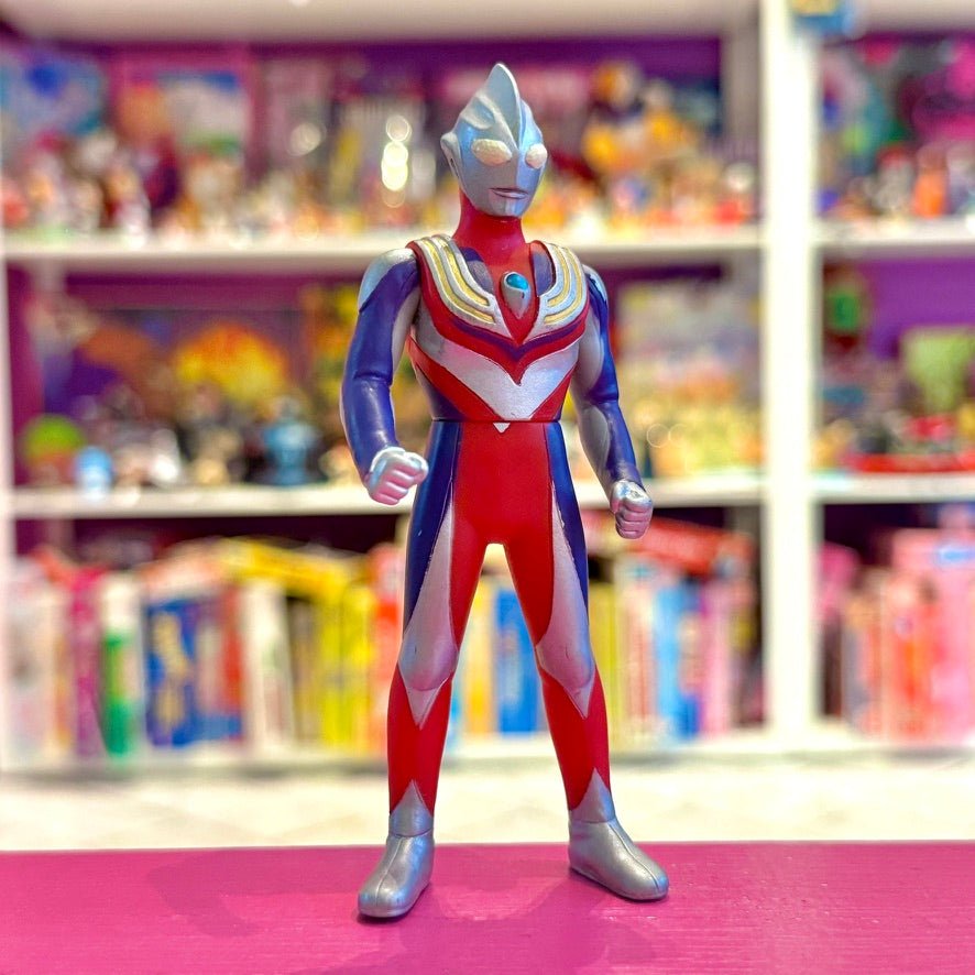 Ultraman Tiga Vinyl Sofubi Figure (Bandai, 2000s) - PopCultGang