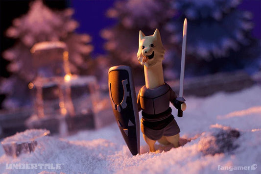 Undertale: Lesser Dog Inaction Figure (Fangamer) - PopCultGang