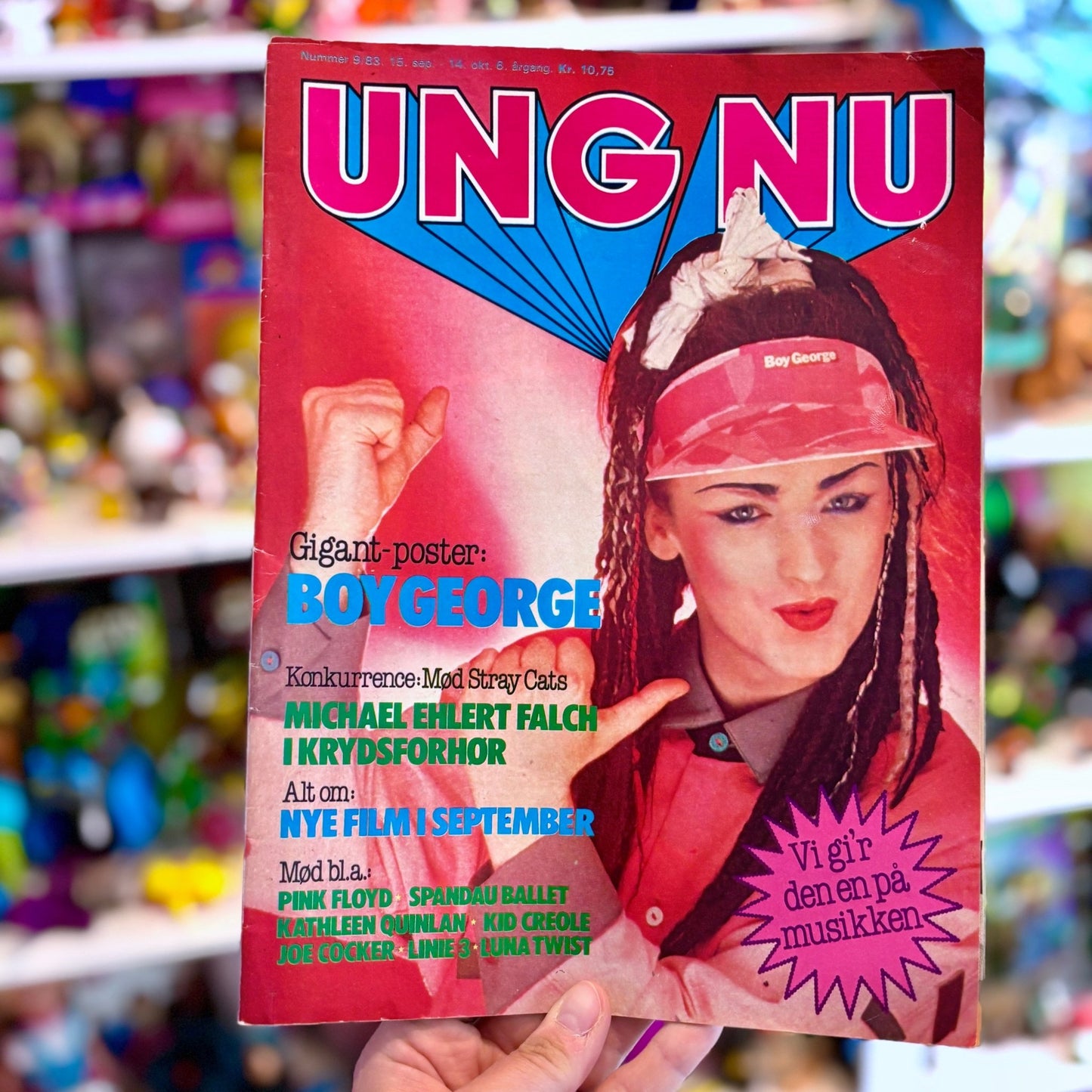 Ung Nu - Number 9/83 - Boy George (danish youth magazine, 1983) - PopCultGang