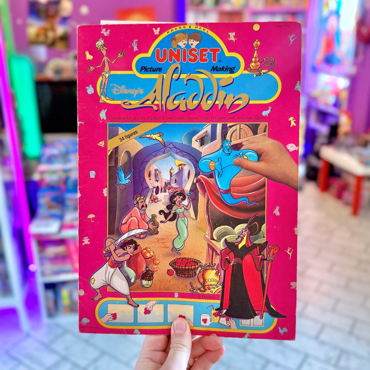 Uniset: Disney's Aladdin - XL-sized Reusable Sticker Playset (90s) - PopCultGang