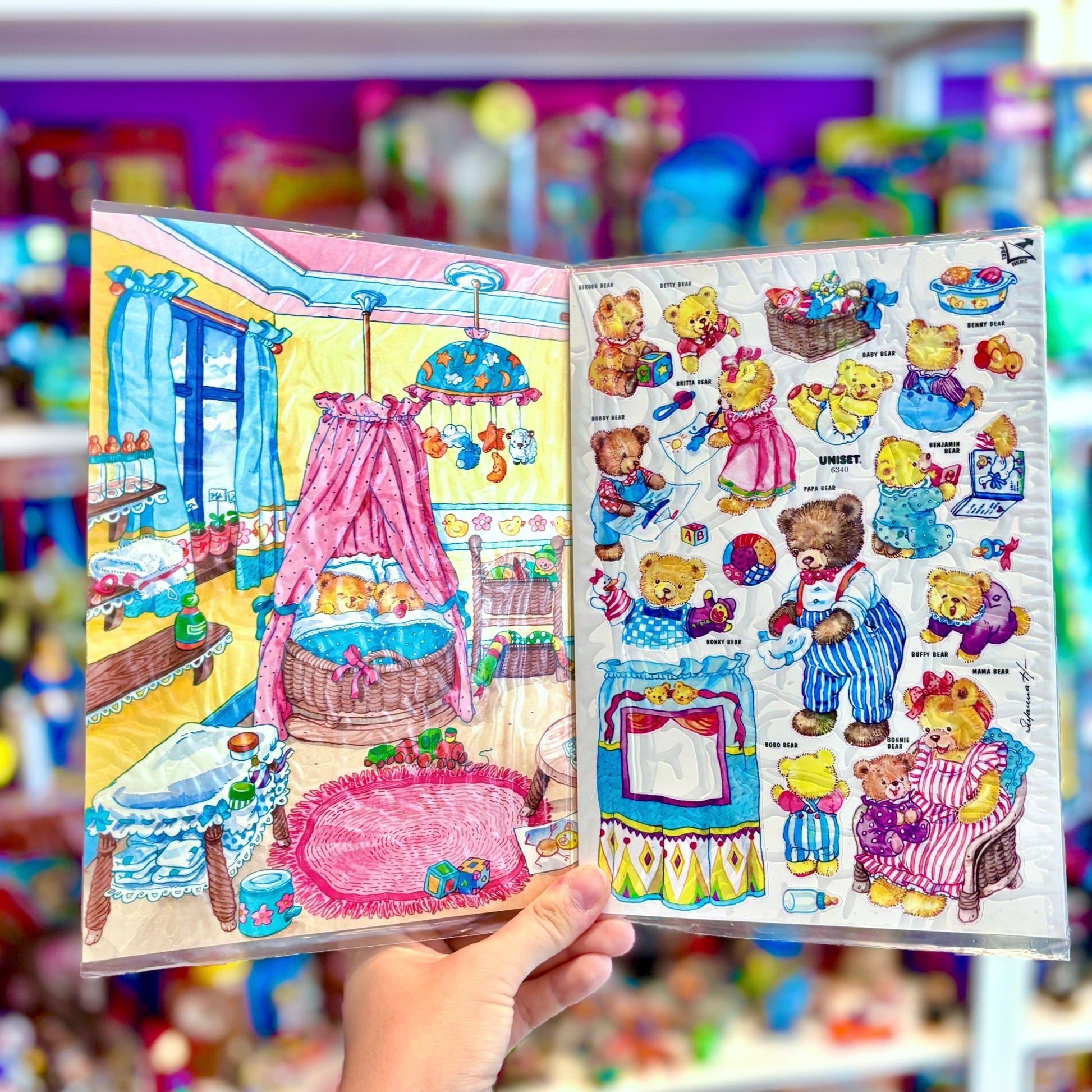 Uniset: Teddy Bears Sticker Playset (90s) - PopCultGang