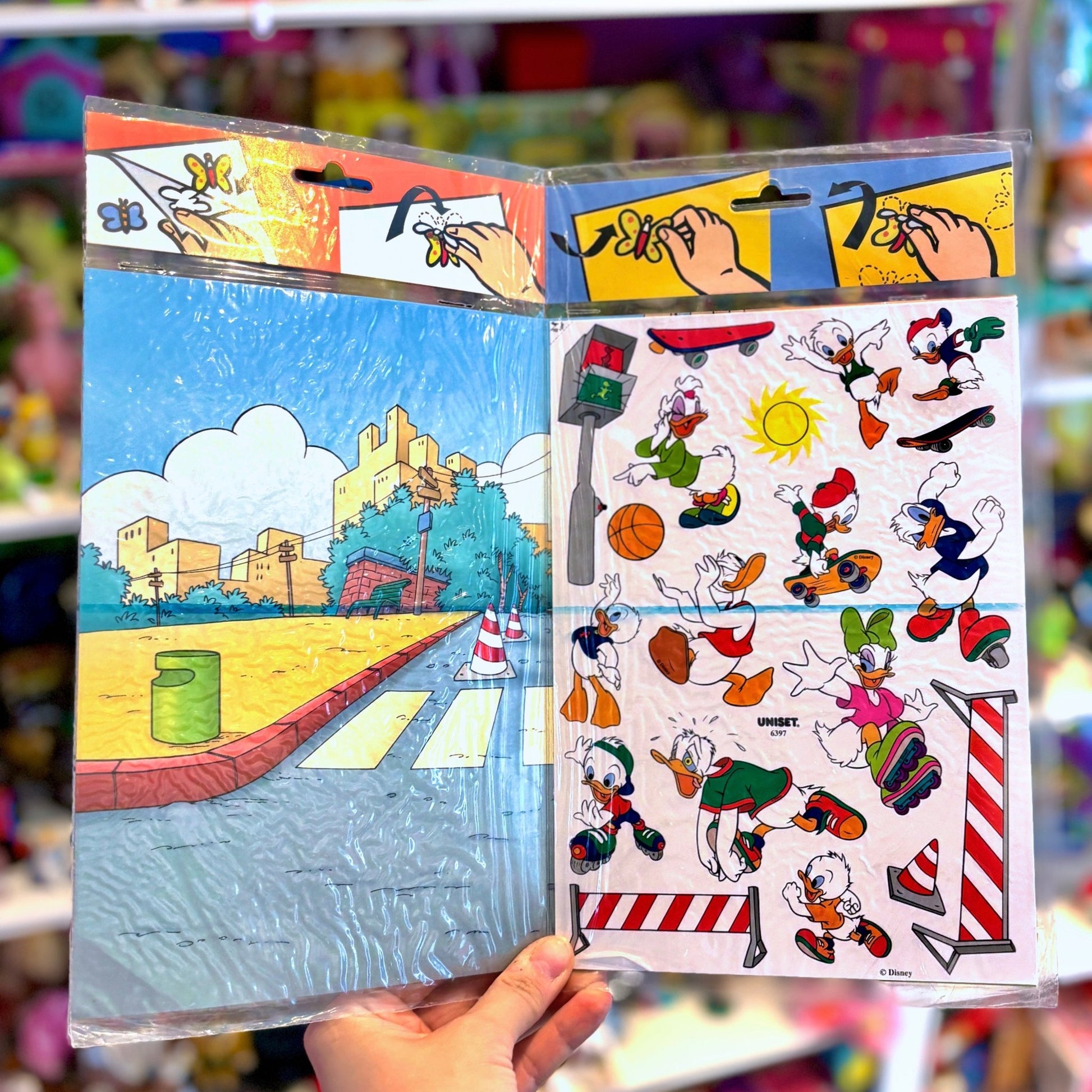 Uniset: "That's Donald!" - Donald Duck Reusable Sticker Playset (Disney, 2000s) - PopCultGang
