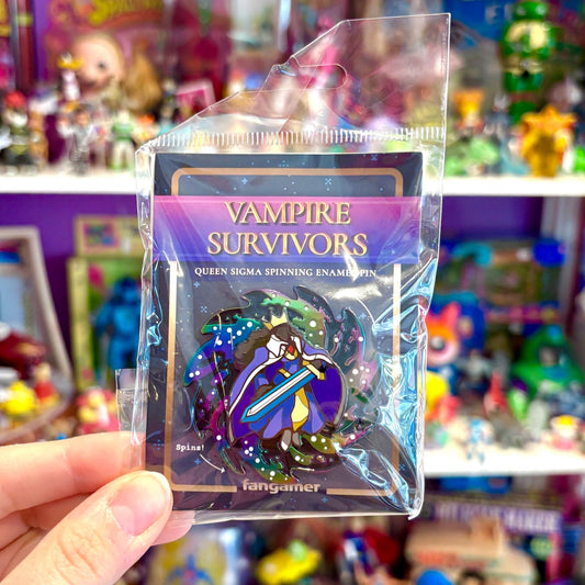Vampire Survivors: Queen Sigma Spinning Pin (Fangamer) - PopCultGang