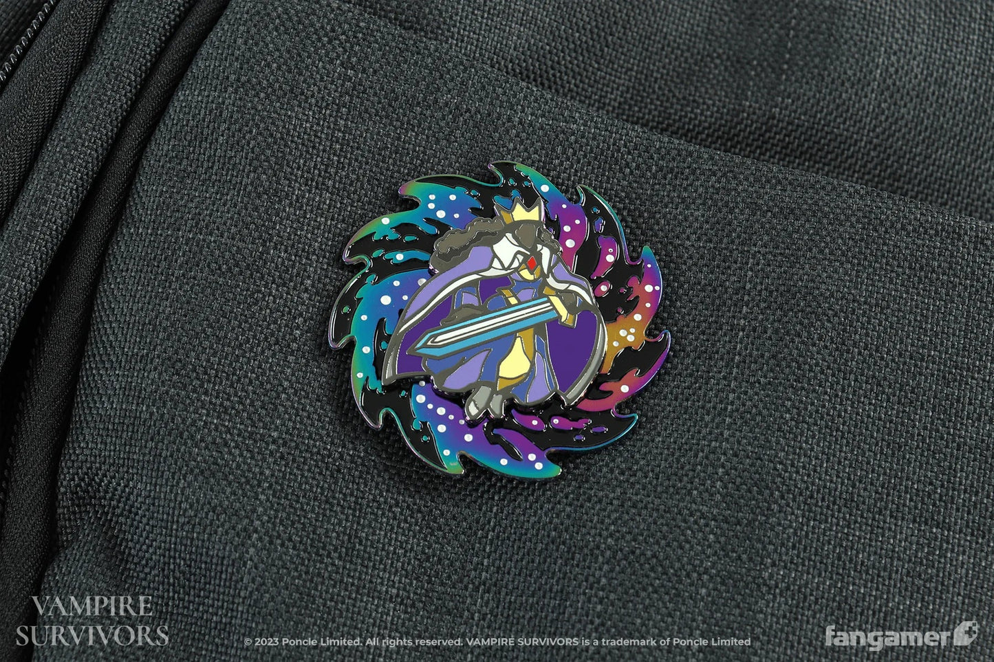 Vampire Survivors: Queen Sigma Spinning Pin (Fangamer) - PopCultGang