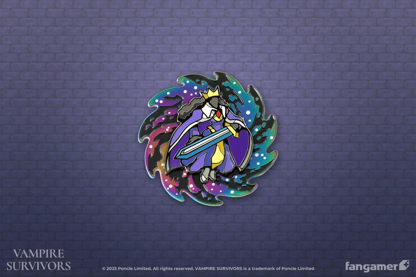 Vampire Survivors: Queen Sigma Spinning Pin (Fangamer) - PopCultGang