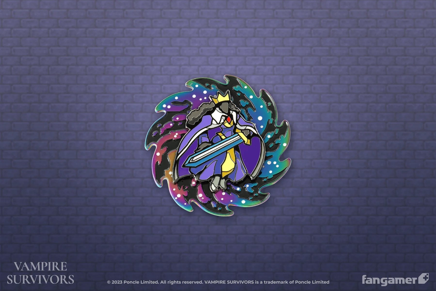 Vampire Survivors: Queen Sigma Spinning Pin (Fangamer) - PopCultGang