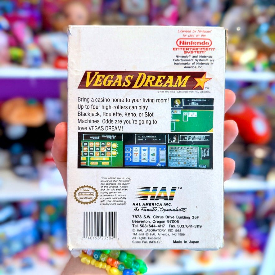 Vegas Dream (boxed, NES) - PopCultGang