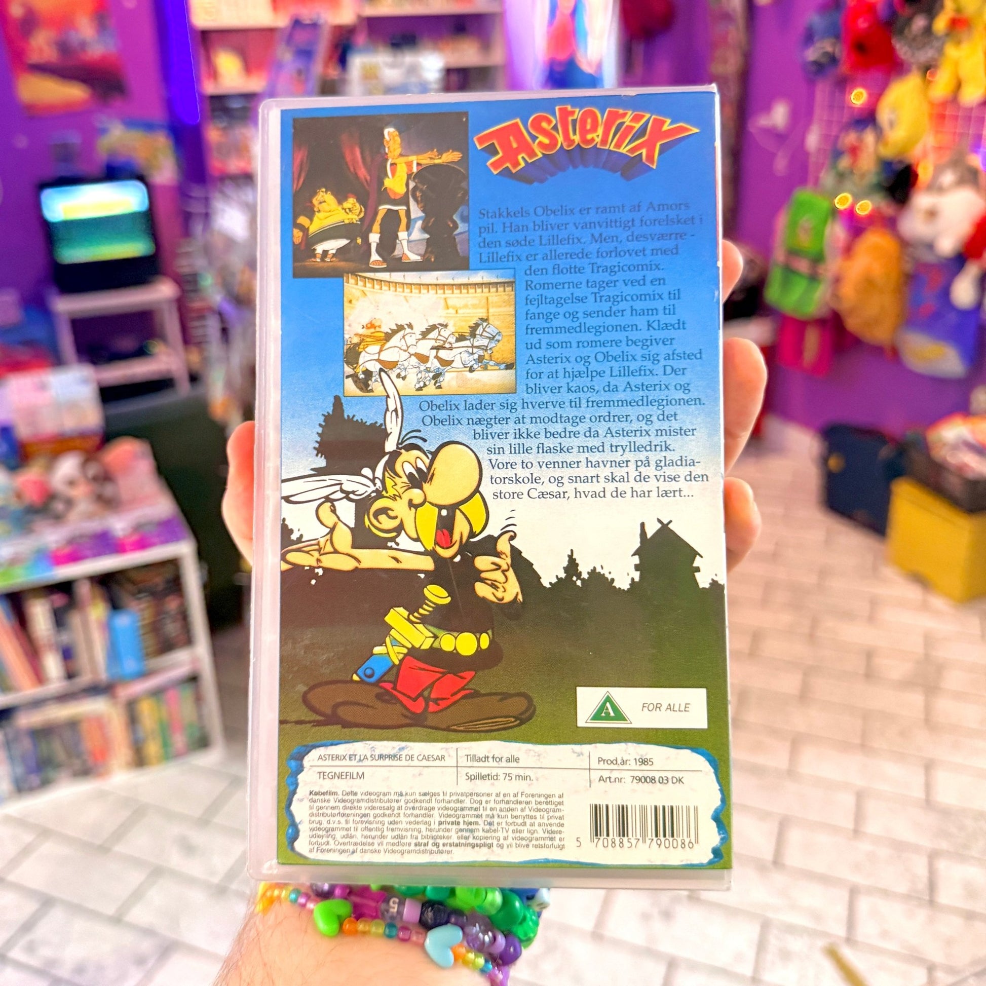 VHS: Asterix - Sejren Over Cæsar (danish dub) - PopCultGang