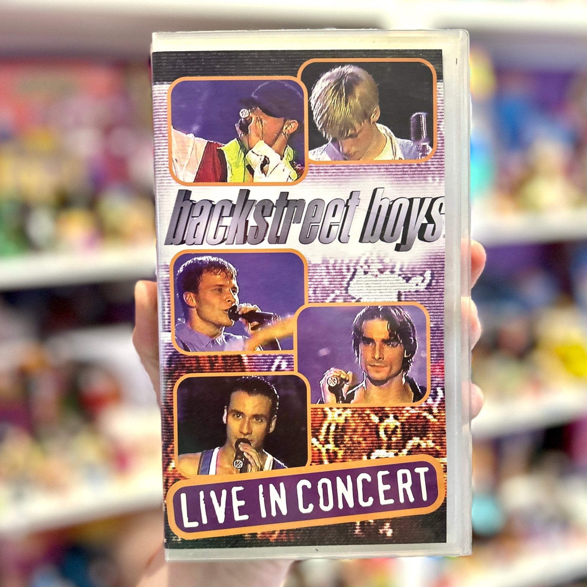 VHS: Backstreet Boys Live in Concert (1997) - PopCultGang