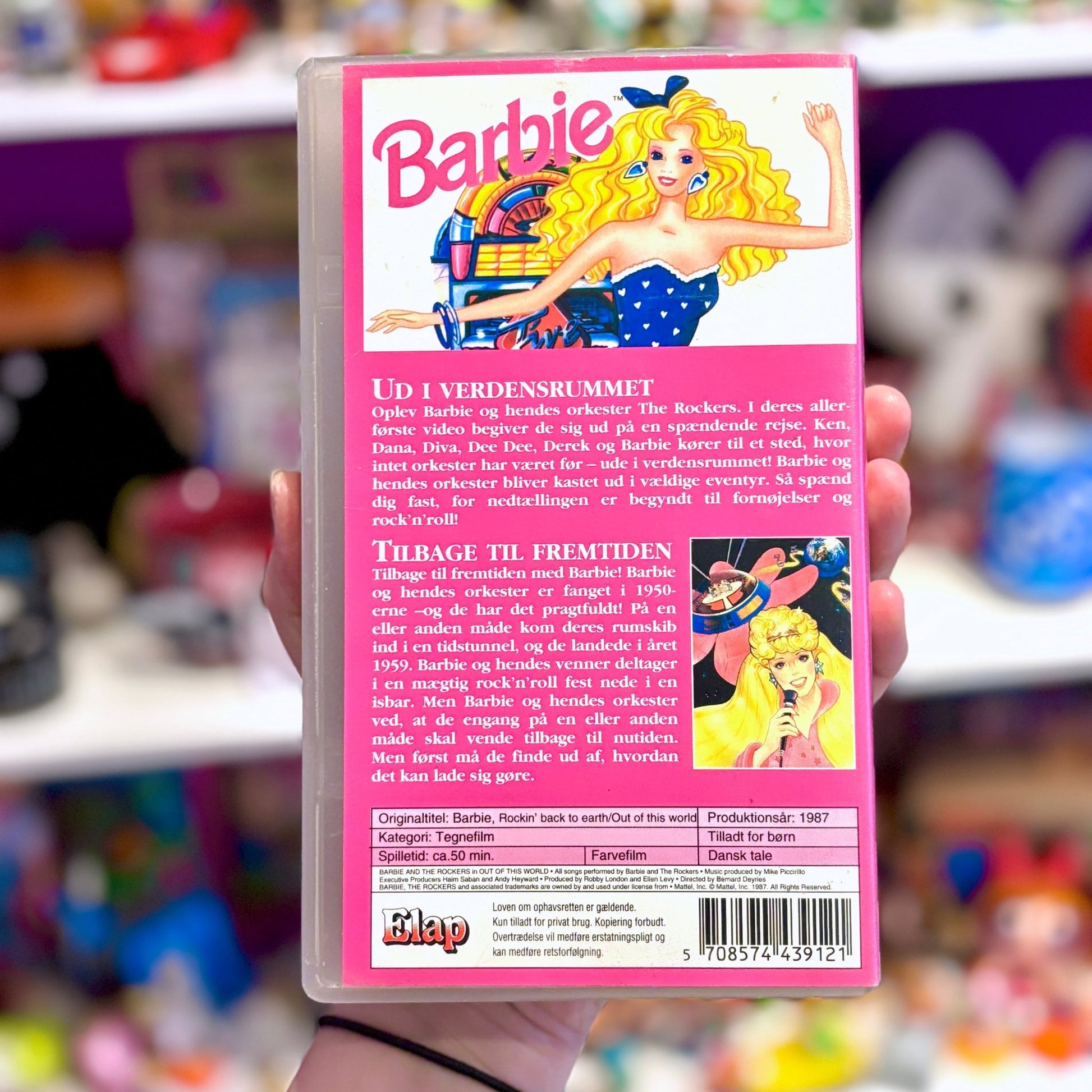 VHS: Barbie and the Rockers: Out of This World (danish dub, 1987) - PopCultGang