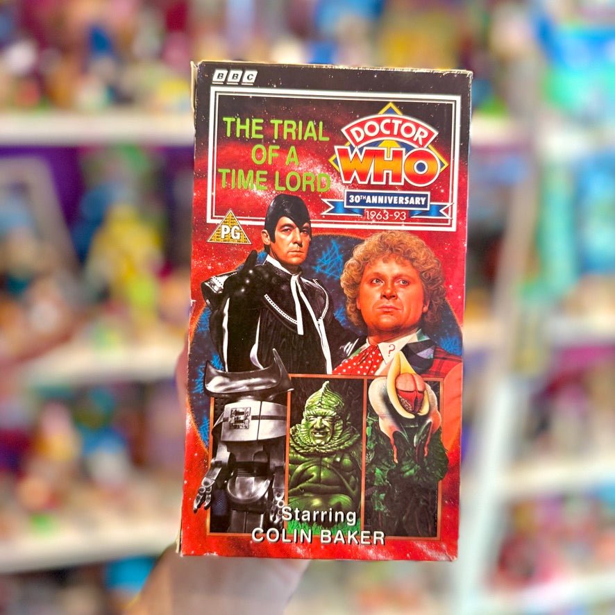 VHS: Doctor Who - The Trial of A Time Lord - Tardis Tin Box Set 30th Anniversary Limited Edition (90s) - PopCultGang