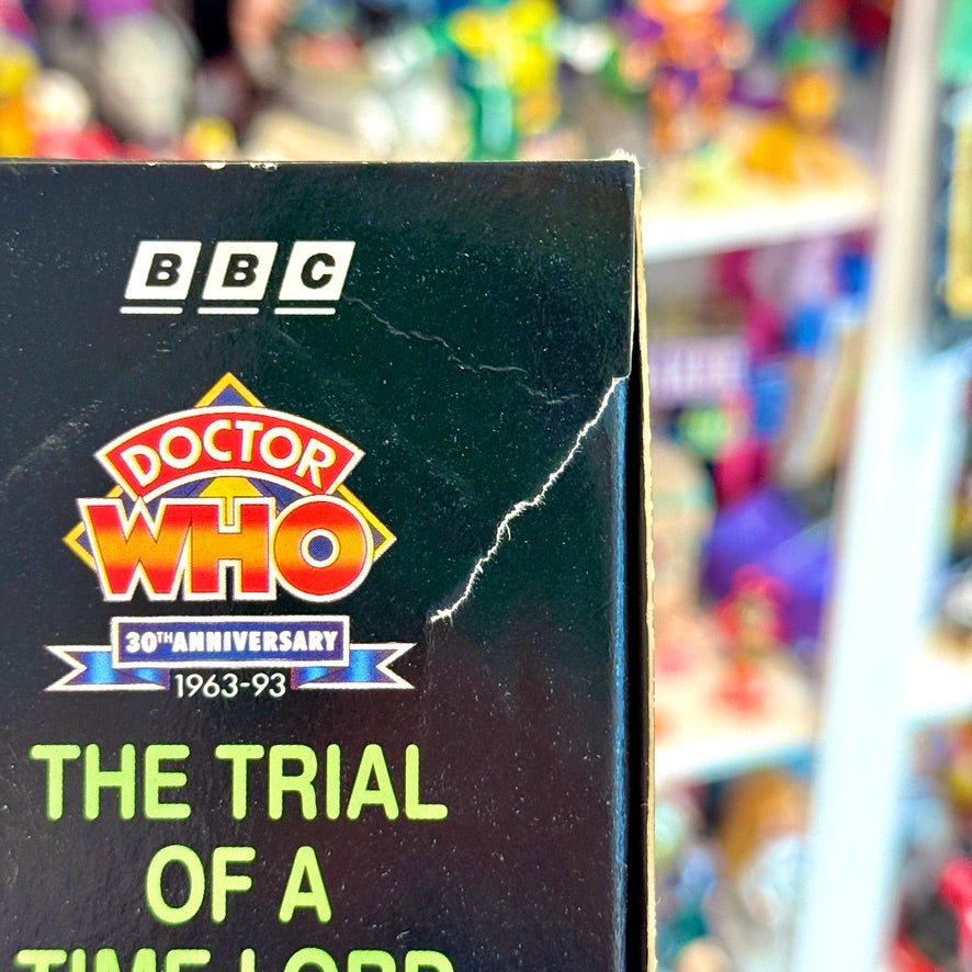 VHS: Doctor Who - The Trial of A Time Lord - Tardis Tin Box Set 30th Anniversary Limited Edition (90s) - PopCultGang