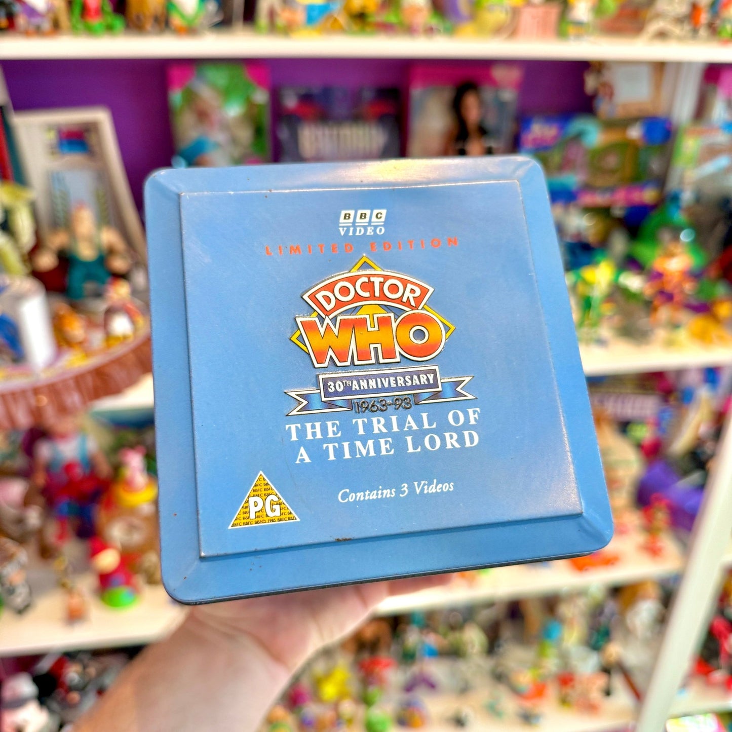 VHS: Doctor Who - The Trial of A Time Lord - Tardis Tin Box Set 30th Anniversary Limited Edition (90s) - PopCultGang