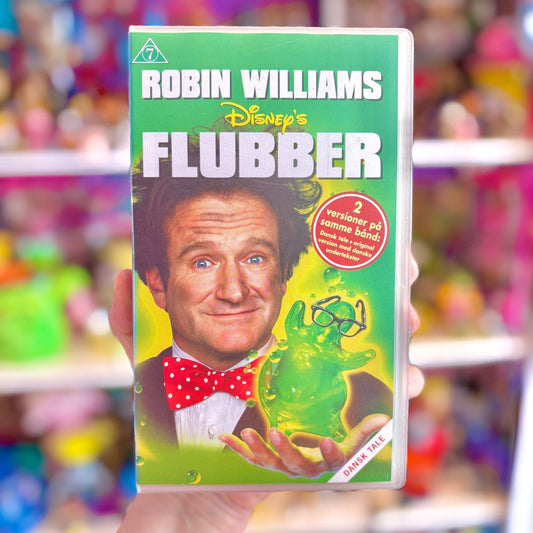 VHS: Flubber (English + danish dub version, 90s) - PopCultGang