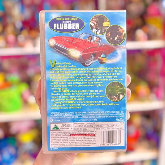 VHS: Flubber (English + danish dub version, 90s) - PopCultGang