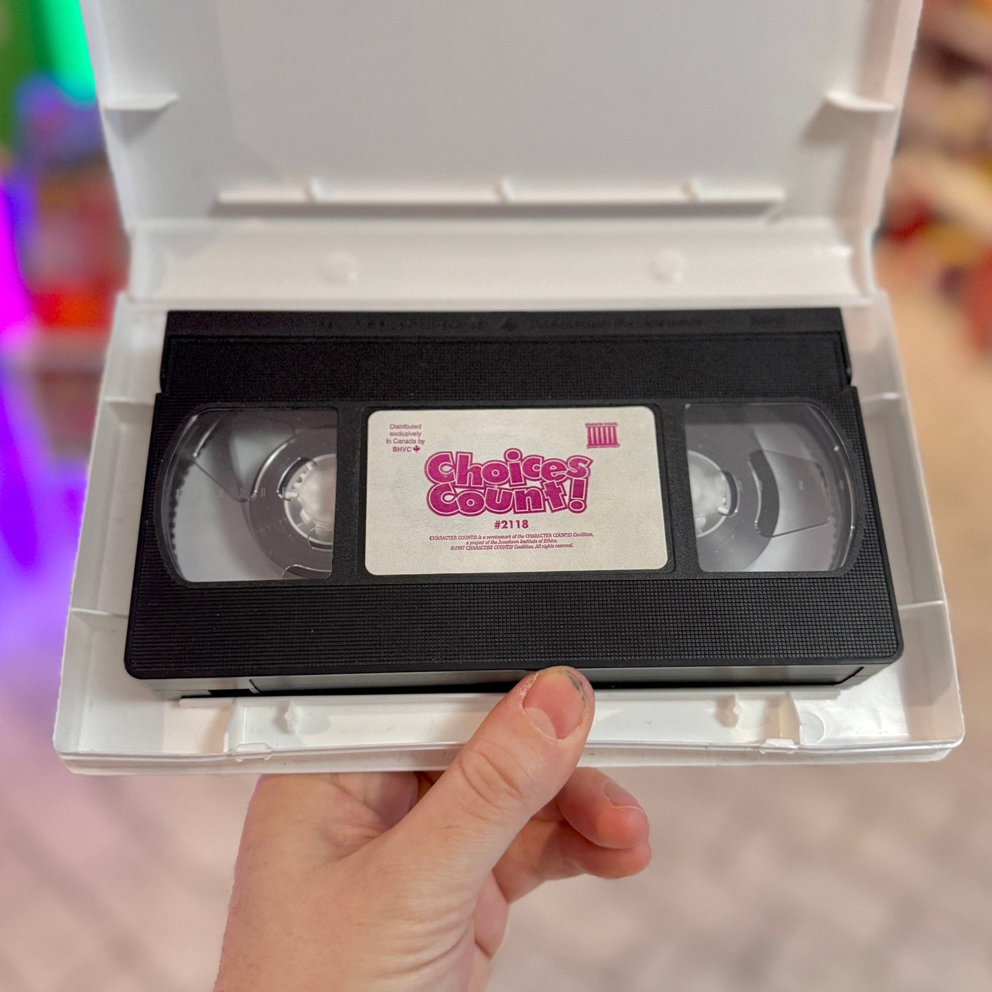 VHS: Kids for Character - Coices Count! (Hosted by Tom Selleck, 1997) - PopCultGang