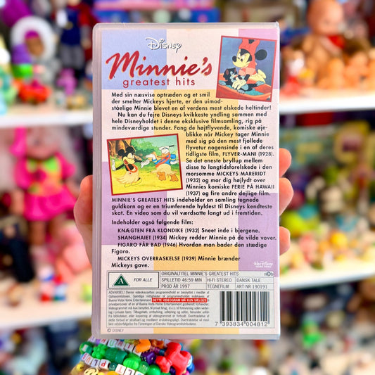 VHS: Minnie's Greatest Hits (Disney, danish dub, 90s) - PopCultGang