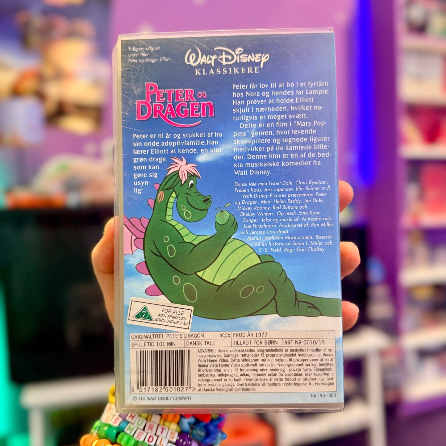 VHS: Peter og Dragen (Disney, danish dub, 80s) - PopCultGang